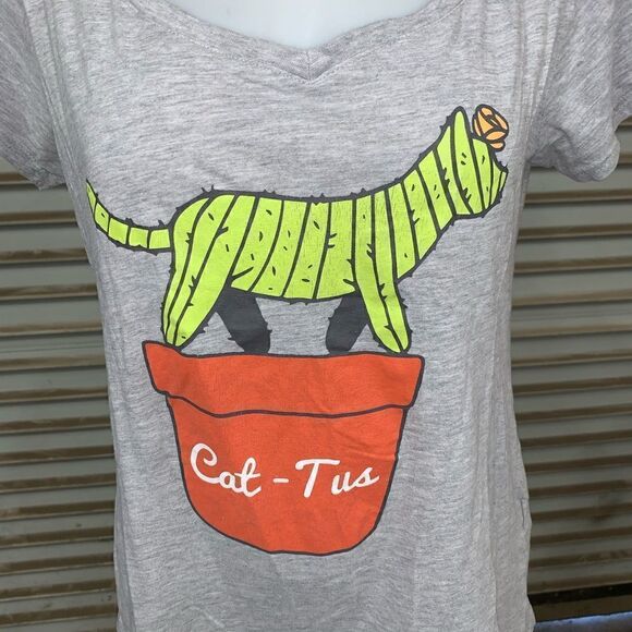 Joe Boxer graphic T-Shirt cat-tus short sleeve - Picture 3 of 6